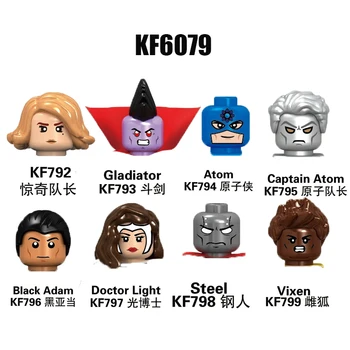 

Movie Series Figure Head Universes Building Blocks Collect Educational Toys For Children Kids Action Figures Bricks KF6079