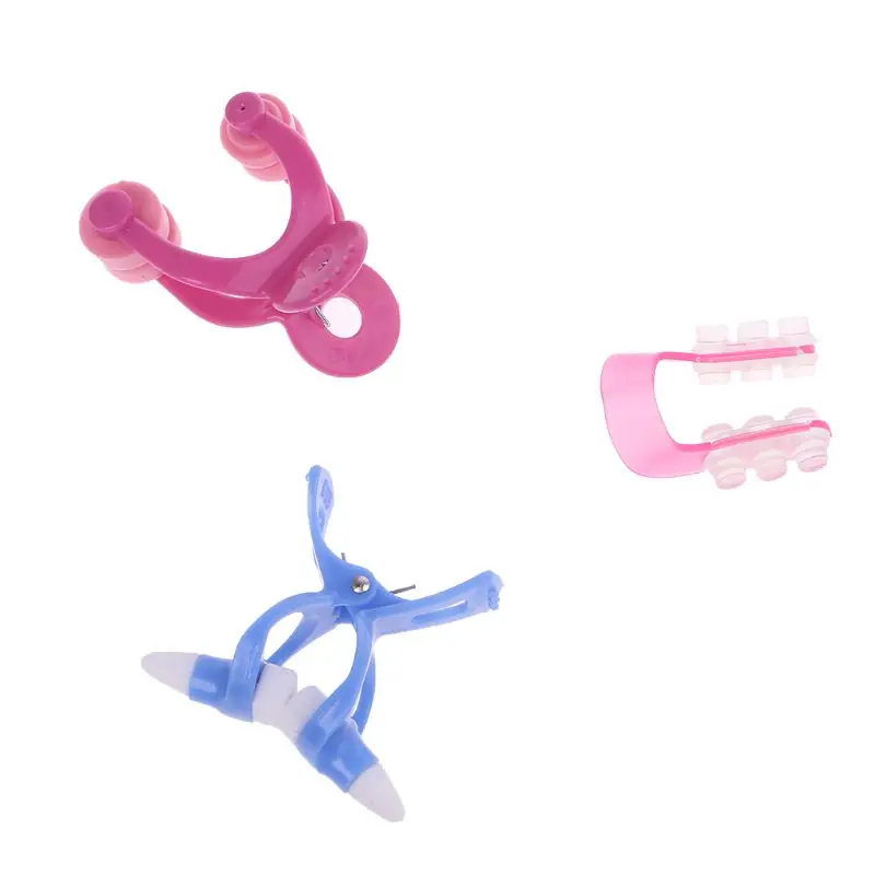 3Pcs Nose Up Clip Bridge Lifting Shaping Shaper Clipper Straightening Beauty Set 4