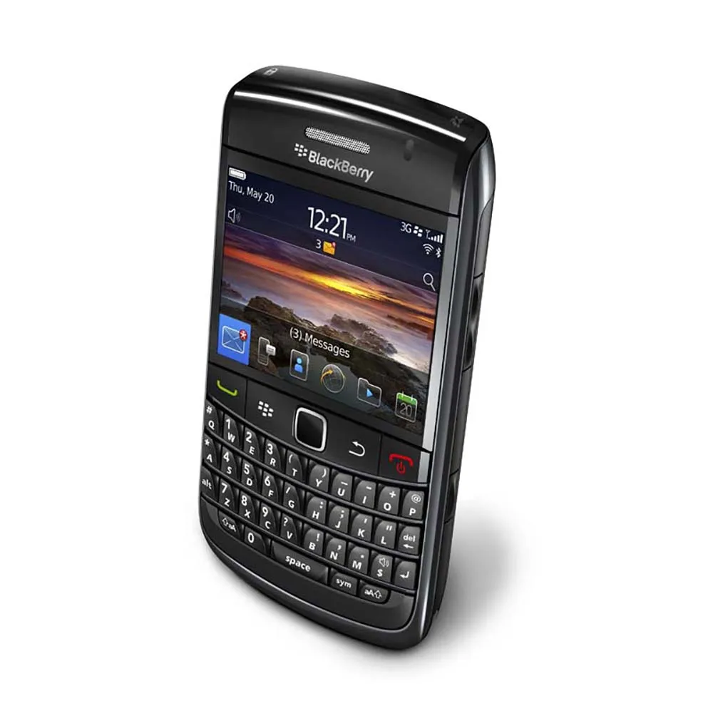 Original Blackberry Bold 9780 3G Mobile Phone Unlocked 2.44'' Screen 5MP 512MB WiFi Bluetooth GPS QWERTY BlackBerryOS CellPhone giffgaff refurbished phones