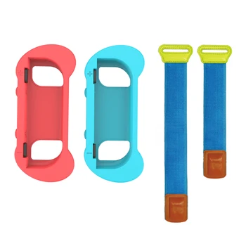 

Hand Grip Stand Support For Joy Con 2 in 1 Controller Grip Wrist Strap for Nintendo Switch Just Dance 2019