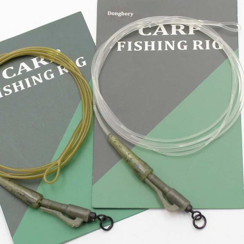 1 Set Carp Fishing Rig Hair Europe Carpfish Hook Rig Set Non Lead Core