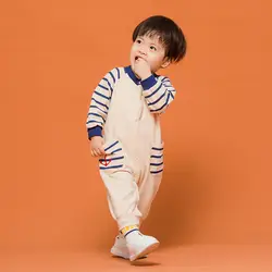 Детская одежда для младенцев; оптовая продажа; модная детская одежда в морском стиле; детская спортивная одежда с длинными рукавами для