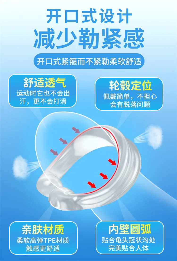 C Type Foreskin Correction Cock Ring Male Delay Ejaculation Foreskin  Physiotherapy Penis Ring Adult Sex Toys For Men Sex Trainer - Penis Rings -  AliExpress