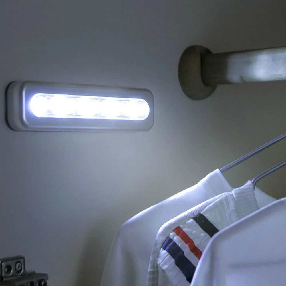 

Cabinet Light Wireless 5 LED Under Cabinet Light Freely Pasted Lamp Wardrobe Cupboard Closet Kitchen Lighting Led Night Light 6