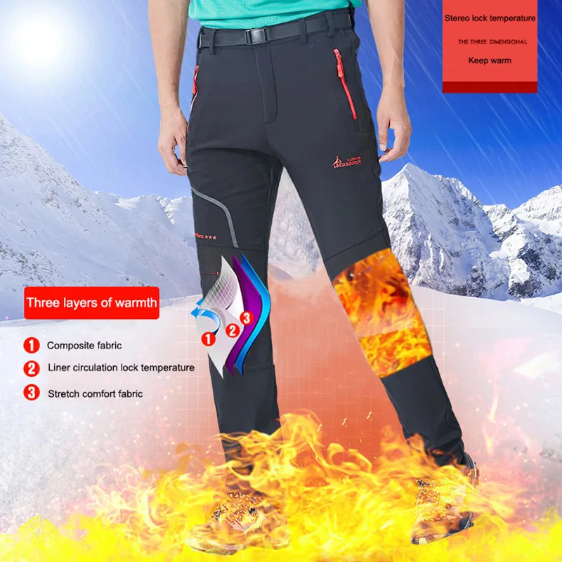 Мужской лыжный костюм, зимние толстые теплые ветрозащитные водонепроницаемые зимние куртки и штаны, для спорта на открытом воздухе, катания на лыжах, сноуборде, Мужская брендовая куртка