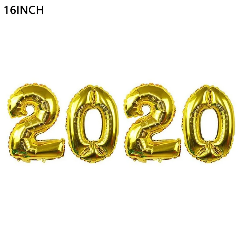 Happy New Year 2020 Balloons  Festival Scene Christmas Decorations For Home Supply Party 16 Inch  (6)
