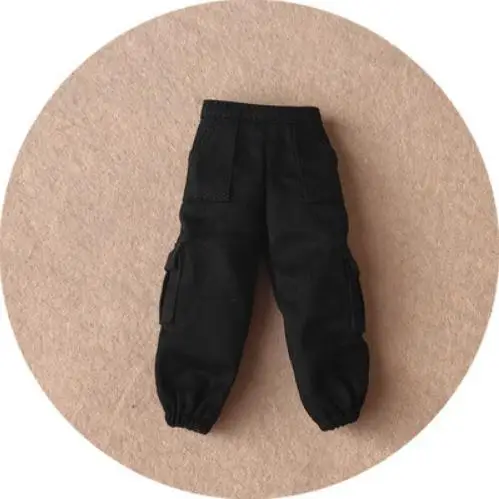 black pant Кукла Blyth одежда комбинезоны брюки сетка футболка пальто для OB24, Licca, Pullip, Barbies, Blyth Брюки Одежда для 1/6 кукла аксессуары - Цвет: black pant