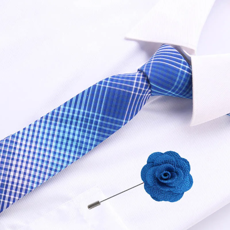 

New Design Brand Slim 6.5 cm Necktie Narrow Cotton Ties For Men Formal Dress Wedding Corbatas Party Gravatas Necktie