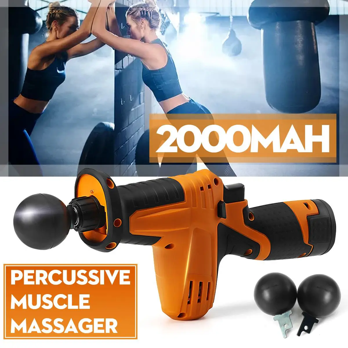 

Professional 10.8V Electric Deep Percussive Electric Massager Spine Body Muscle Training Massager Muscle Machine
