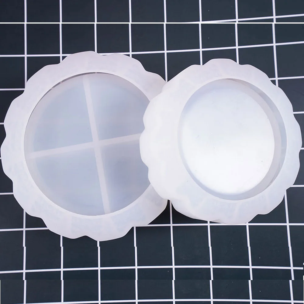 Новый DIY чехол с подсолнухом зеркальная пепельница силиконовая форма кристалл