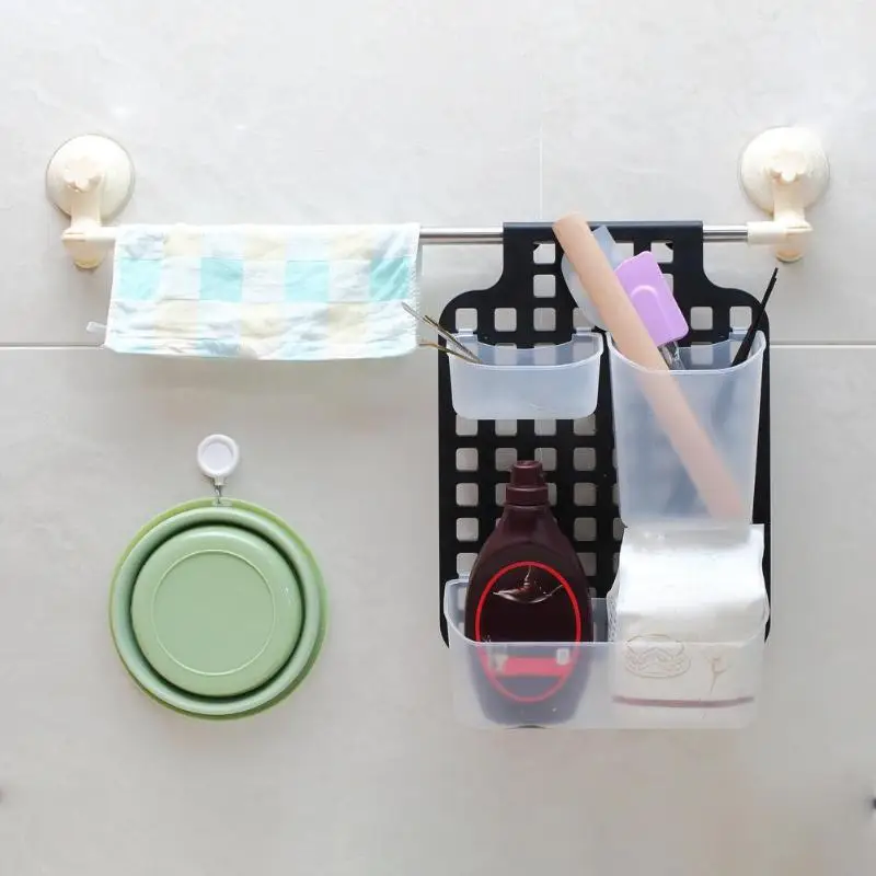 Plastic Storage Rack Spoon Knife Fork Cutlery Organizer Bath Tray for Home Kitchen Storage Basket