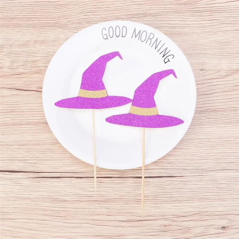 36 шт. украшения для хэллоуивечерние топпер торта элемент Хэллоуина шляпа ведьмы