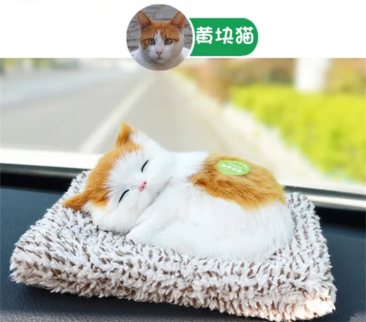 Модель Kitty плюшевая игрушка кукла украшения Snoozers модель кошки лай милый автомобиль монтируемый автомобиль бамбуковый уголь посылка