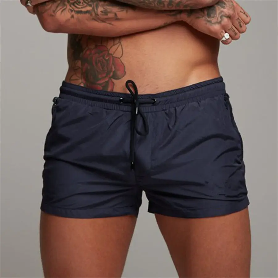 Bodybuilding Shorts Men Gym Fitness Short Pants Summer Casual Thin Cool Bermuda Male Quick dry Beach Shorts Breechcloth Bottoms