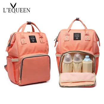

Diaper Bag Upgraded Fashion Mummy Backpack Diaper Bag Backpack Multi-Function Large Capacity Mother's Bag Diaper Bag