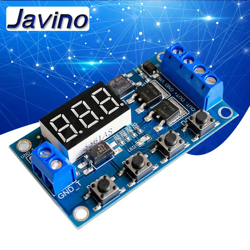 5PCS 5-30V Micro USB Power Trigger Delay relay Timer control switch module new