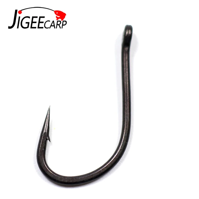 JIGEECARP #2 #4 #6 #8 30pcs Coated Carp Fishing Hooks Wn High Carbon Steel  Micrro Barbed Carp Hooks Fishing Tackle - AliExpress