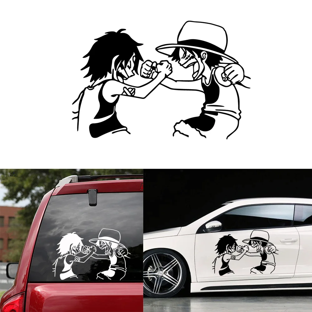 

Free Shipping One Piece Monkey D Luffy Auto Sticker Car Wrap Vinyl Film Automobiles Products Car Accessories