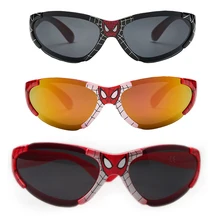 Детские солнцезащитные очки для мальчиков и девочек marvel супергерой Человек-паук Косплей Опора Солнцезащитные очки