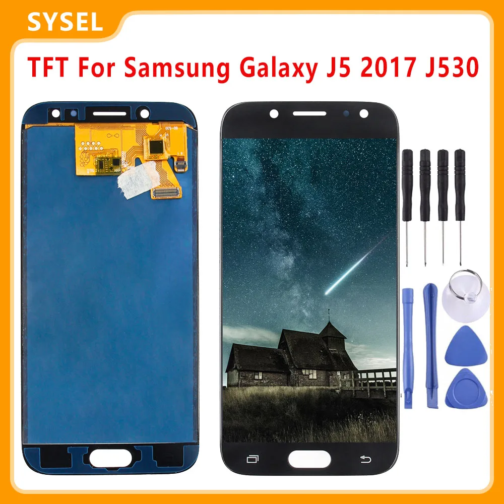 TFT For Samsung Galaxy J5 2017 J530 LCD Display Touch Screen Digitizer Assembly J530F SM-J530F Lcd +Tools | Мобильные телефоны и