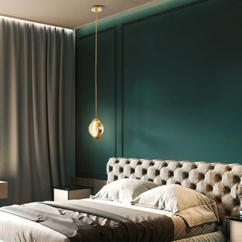 Подвесные светильники с хрустальными шариками планеты универсальное комнатное