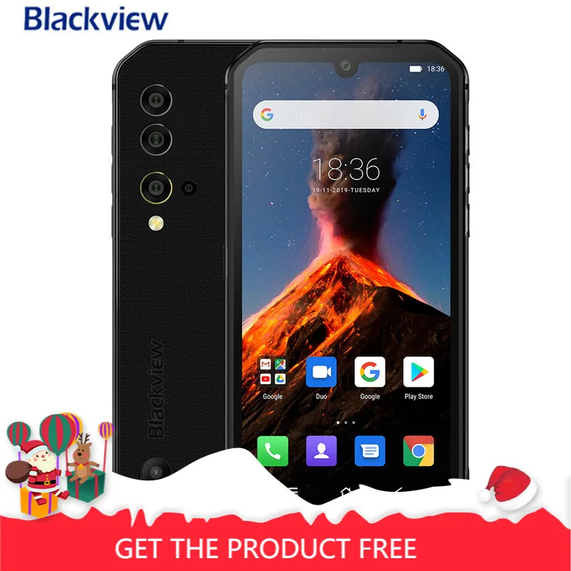 Blackview BV9900 смартфон с восьмиядерным процессором Helio P90 ОЗУ 8 Гб ПЗУ 256 ГБ Android 9 0 48 МП |