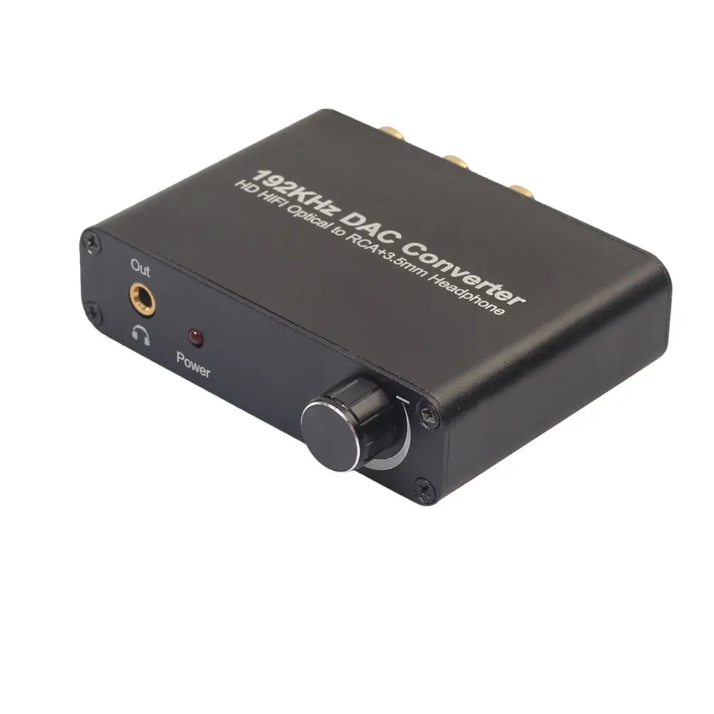 Аудио цифровой конвертер адаптер 5.1CH для DTS AC3 до 2.0CH DAC оптический коаксиальный для RCA 3,5 мм аудио цифровой конвертер