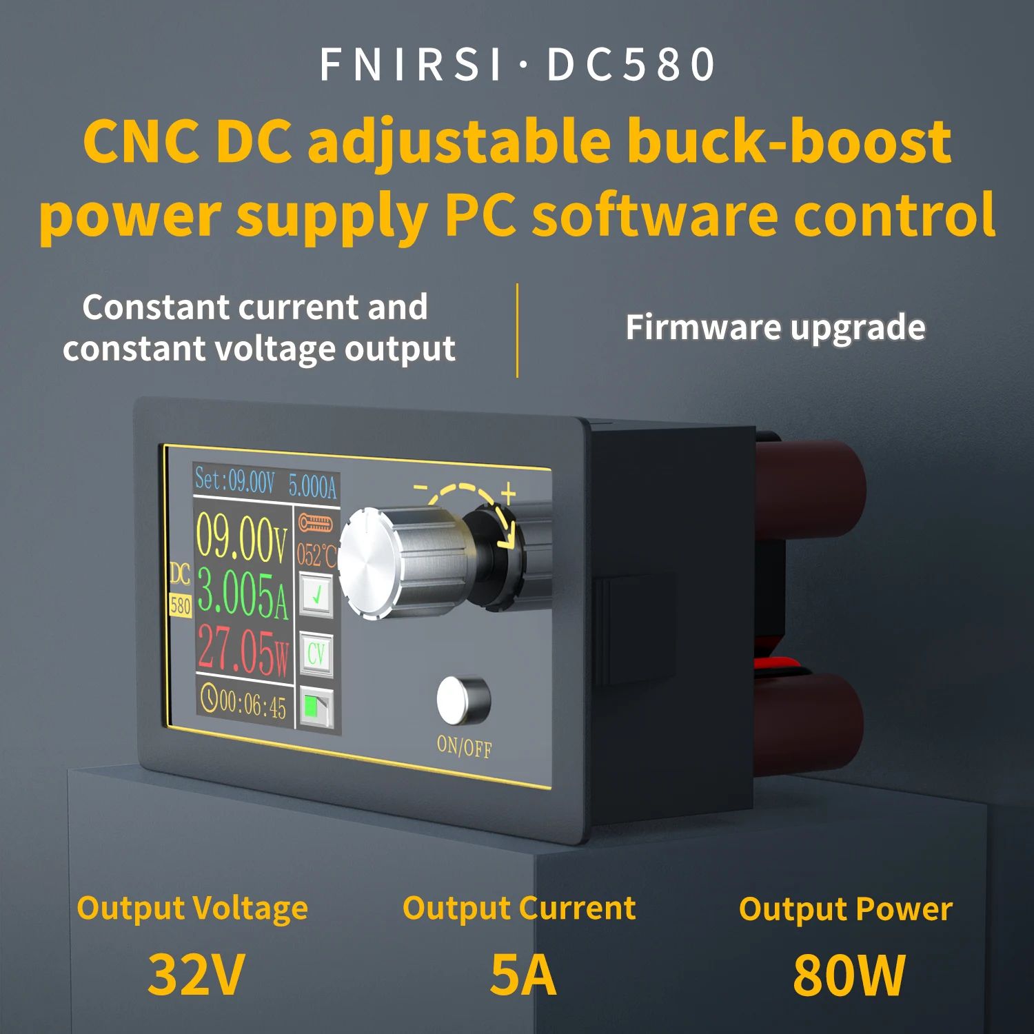 DC DC Buck Boost Converter CC CV 1.8-32V 5A Modulo di Alimentazione Regolata Regolabile laboratorio di alimentazione variabile