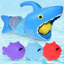 YK – jouets de bain pour bébé, colorés et intéressants, en forme de poisson requin dans l'eau, en trois dimensions, 2022 