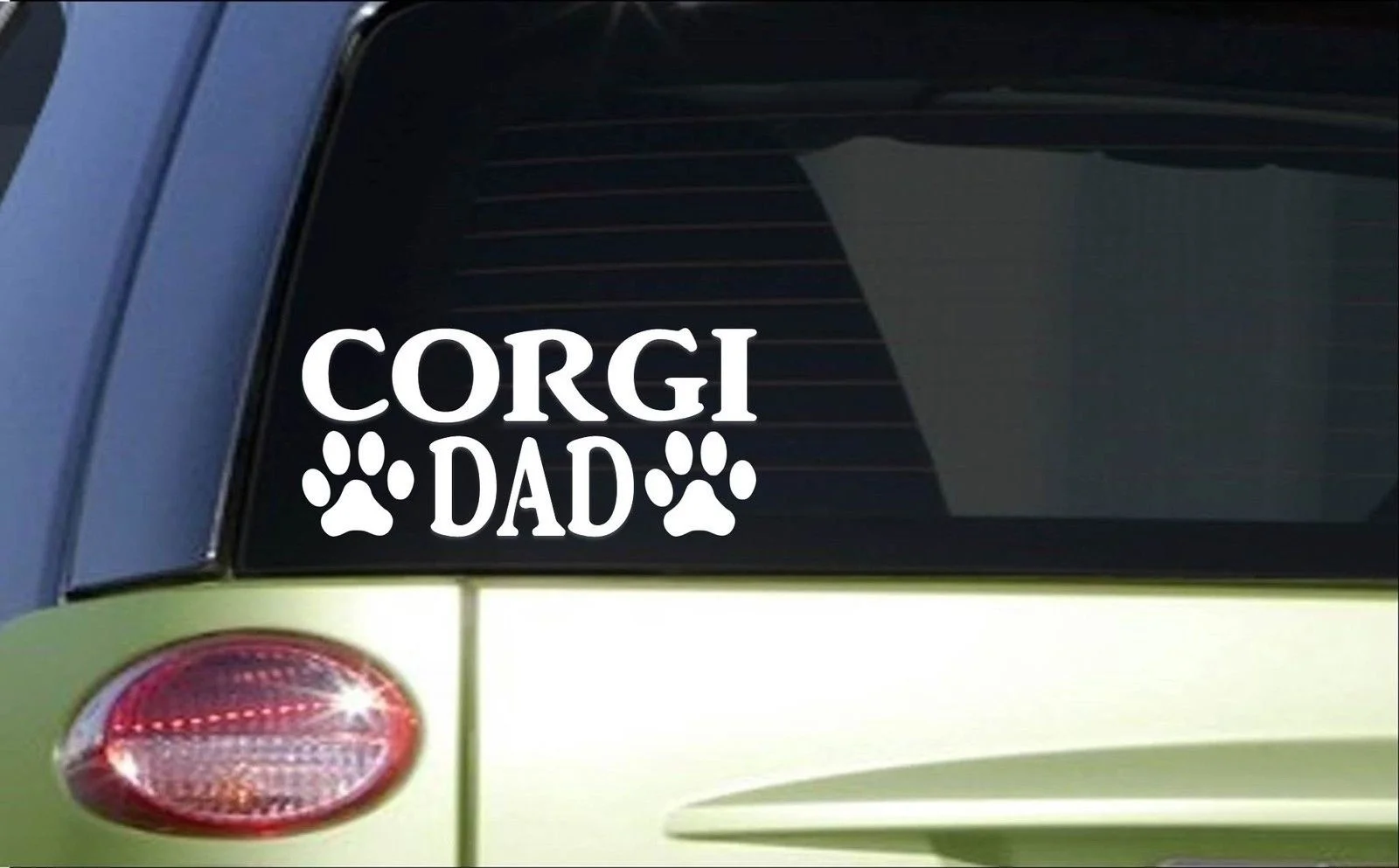 Corgi Dad 8 дюймов наклейка welsh corgi pembroke computerdigan наклейка на компьютер