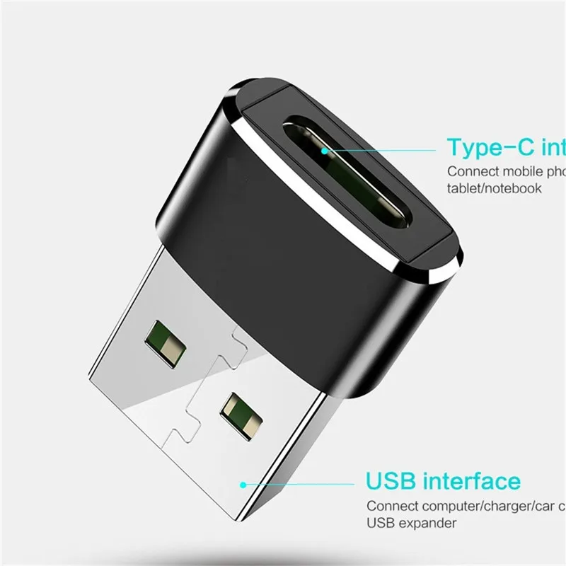 100 шт. type-C адаптер Женский на USB 3,0 type-A Мужской USB 3,1 type C разъем конвертер адаптер для samsung s10 note 10