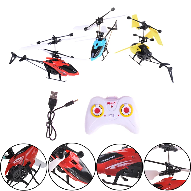 HOT SALE Kids Gift RC Helicopter Mini RC Drone With Crash Gyro Resistant RC Toys For Boy Flying