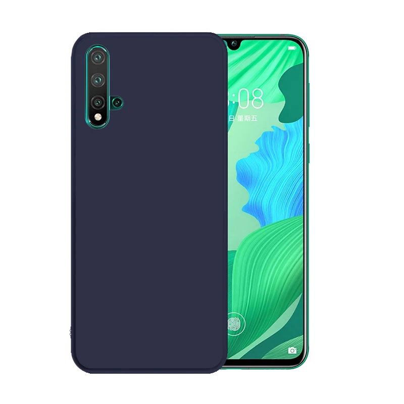 Для huawei Nova 5T 5 Pro 5i 4 4E 3i 3 3ESoft TPU чехол Силиконовый противоударный чехол с защитой от царапин - Цвет: Синий