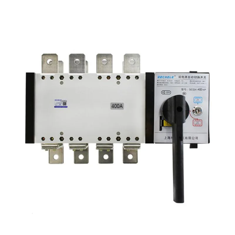 

Isolated Dual Power Automatic Transfer Switch ATS 4P/400A Transfer Switch PC Level