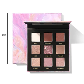 

2019 Eyeshadow Pallete Long Lasting Pigment Shimmer 9 Colors Eyes Shadow Makeup Tools