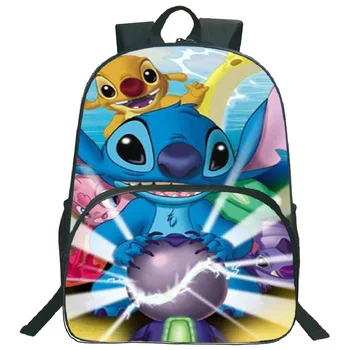 

Students School Bags Boys Girls Rucksack Beautiful Colourful Stitch Pattern Schoolbag Fashion Backpack