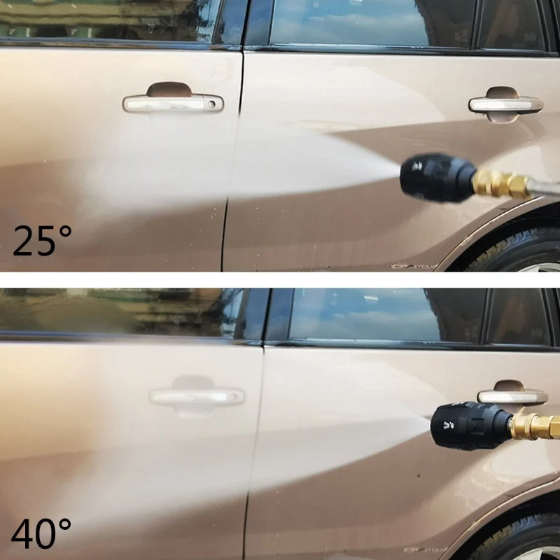 5 In 1 High Pressure Washing Nozzle 0 15 25 40 65 G1/4 Male high pressure washer nozzle pressure washer accessories