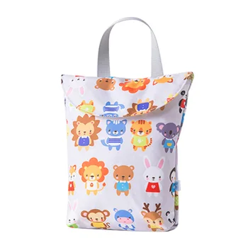 

Luxury Multi-function Hanging Storage Bag Wholesale Cartoon Polyester Fiber Portable Diaper Bag Yellow Cheap Diaper Bag