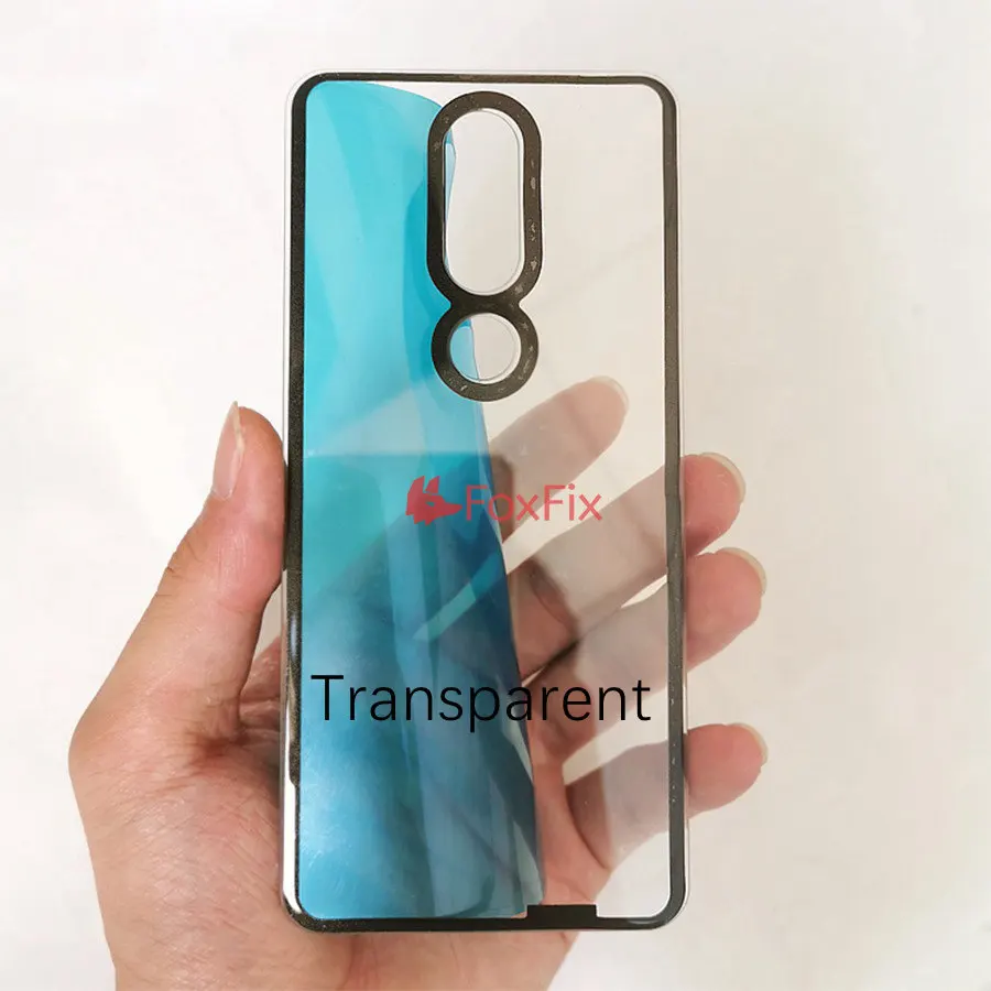 Задняя стеклянная панель для Nokia X6 6,1 Plus Крышка батарейного отсека задняя дверь корпус X5 5,1 Plus X7 8,1 TA-1109 TA-1099 TA-1131 TA