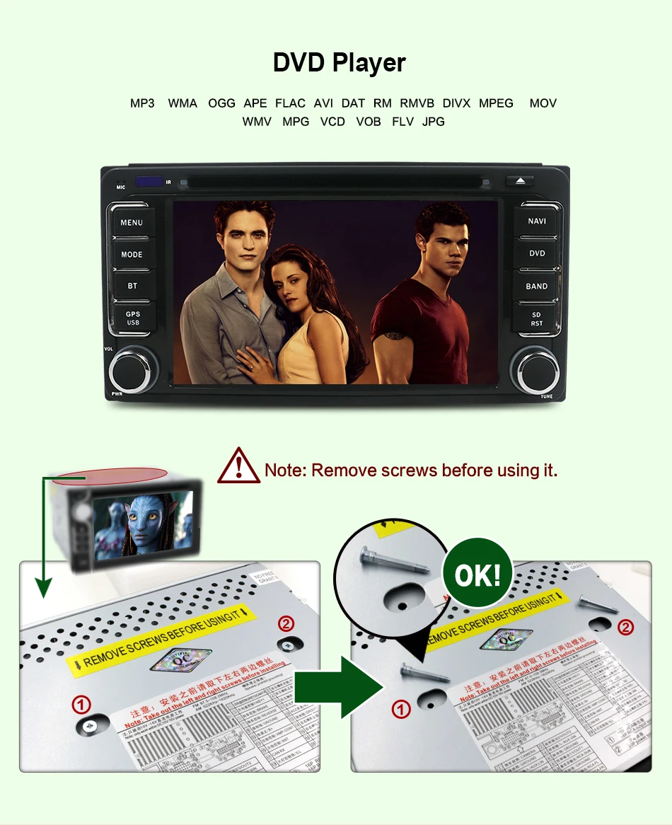 Cheap 2 din Car DVD radio GPS fit for Toyota Hilux yaris VIOS Camry Corolla Prado RAV4 Prado 2003 2004 2005 2006 2007 2008 free camera 13