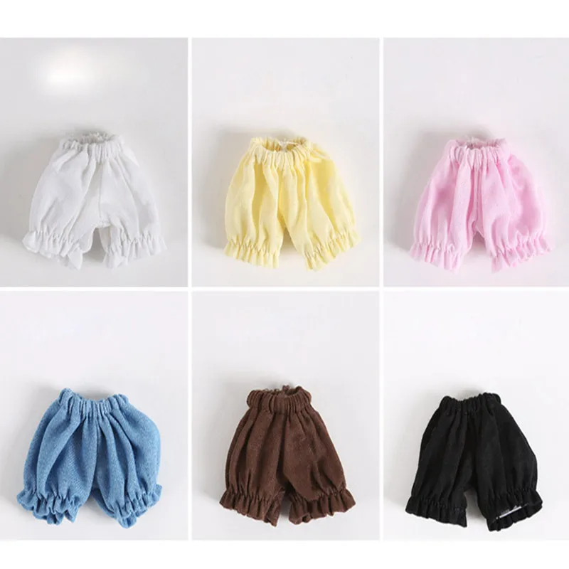 

M0020 children's hand-made toys 1 / 12 ob11 doll suger BJD / SD doll accessories GSC lovely color pumpkin pants 1pcs