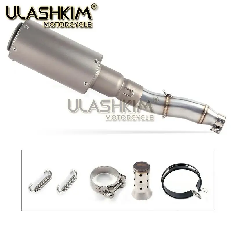 Полная выхлопная система мотоцикла глушитель Escape slip on для YAMAHA XG250 XT250 модифицированный контакт средняя труба адаптер подключения