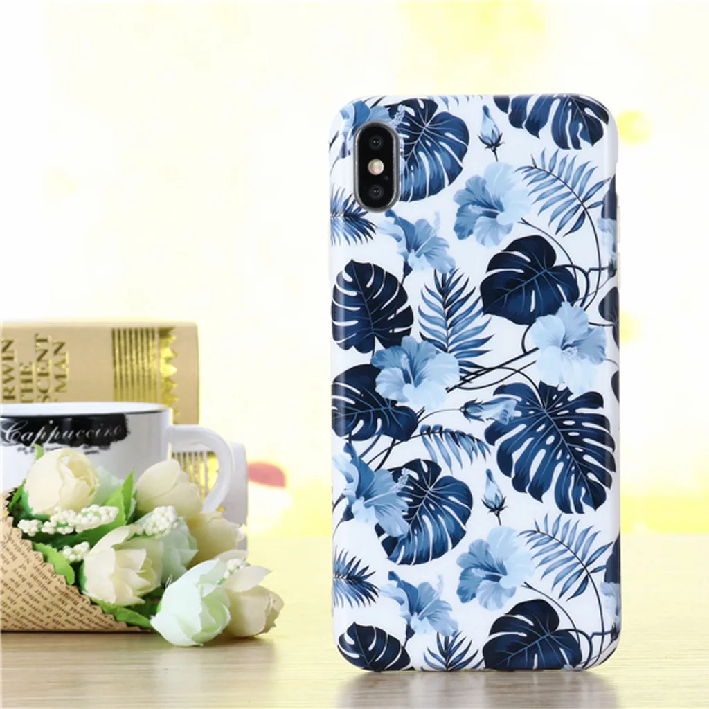 Для iPhone XR 6 1 дюймов ударопрочный цветок милые девушки чехол для телефона Полный