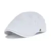 VOBOOM Cotton  Ivy Flat Cap Berets Spring Summer Men Women Solid Casual Driver Retro Male Female Boina 063 5