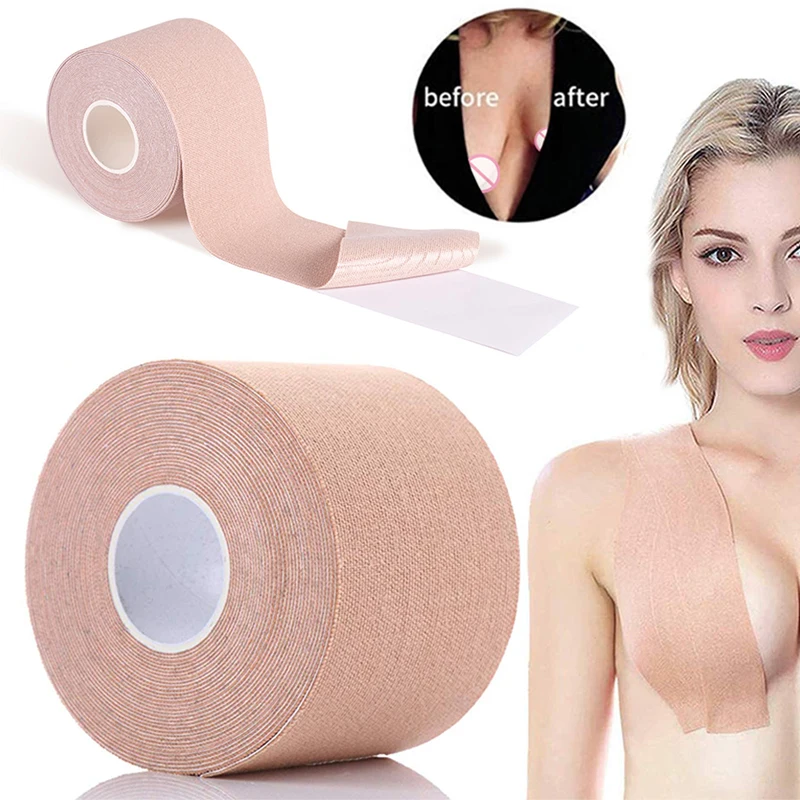 Women Tube Tops Summer Strapless Bikini Invisible Nipple Cover Breast Lift-Up Boob Tape Women Sexy Tube Top Plus Size Bra Push Up Bra Crop Top