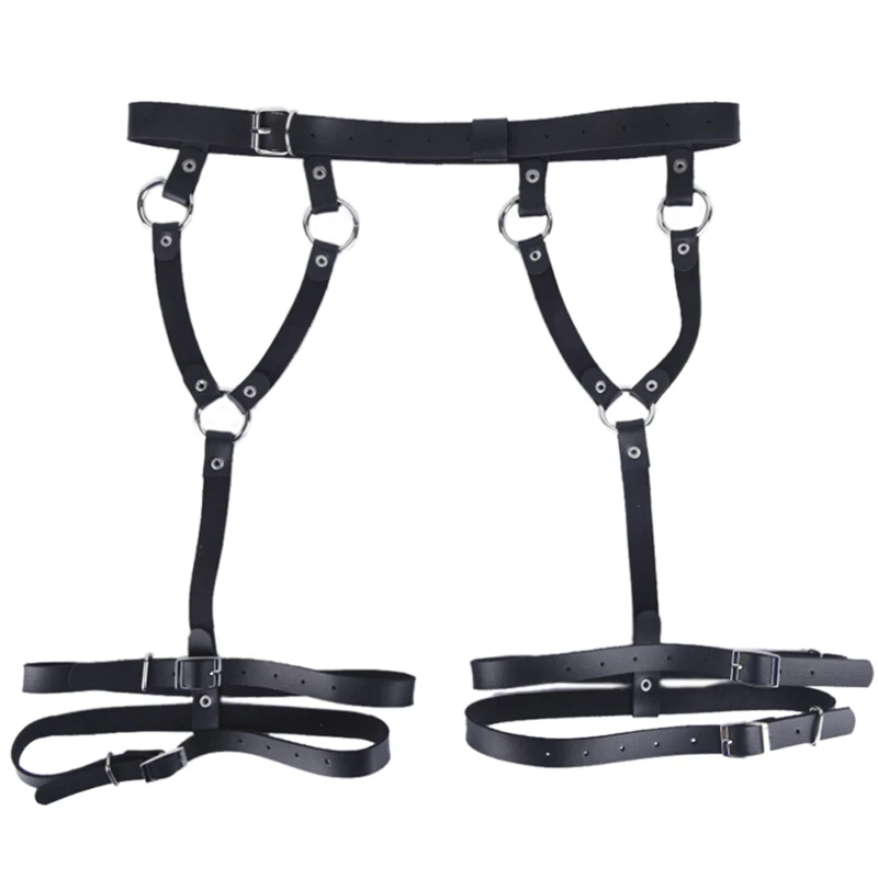 

Leather Harness Garter Belts Erotic Body Cage Lingerie Gothic Strap Wear