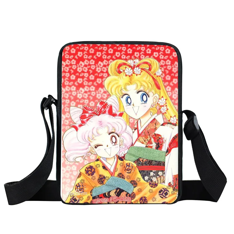 Аниме Сейлор Мун сумка-мессенджер SailorMoon Кристалл девушки мини-сумка на плечо женские сумки на каждый день Детские Школьные сумки Дети крест книжная сумка - Цвет: xkbmsn06
