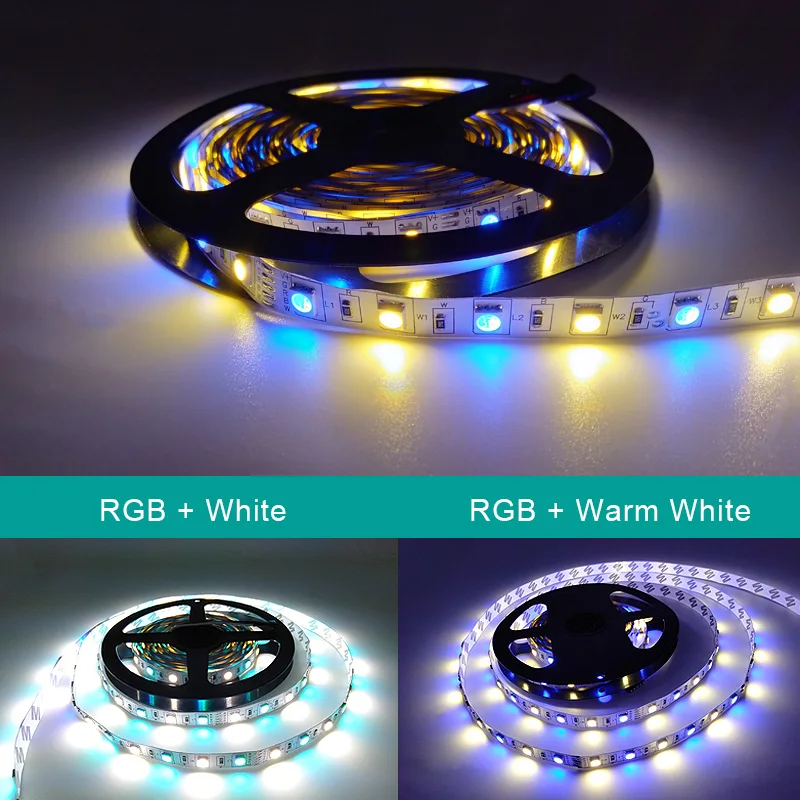 5050 LED Strip RGB  RGBW  RGBWW 5M 300LEDs RGB Color Changeable Flexible LED Light + Remote Controller + 12V 3A Power Adapter (5)