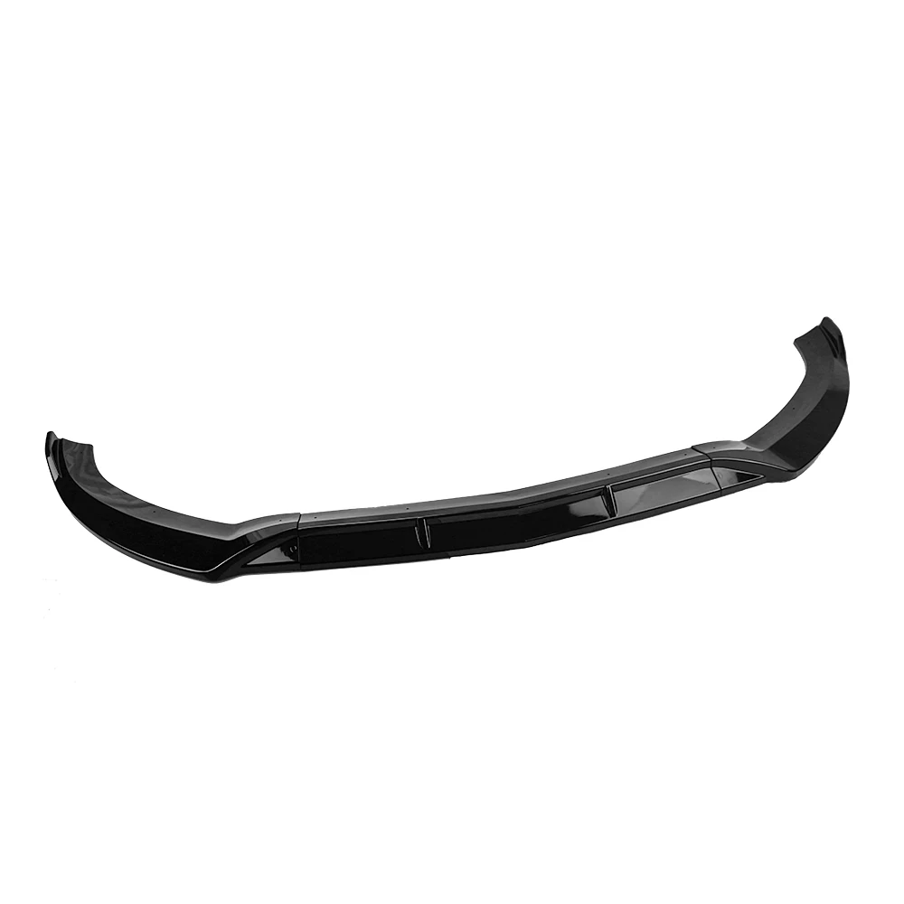 Front Spoiler Bumper Lip for Mercedes-Benz C-Class W205 Sport 2015- C180 C200 C300 Gloss Black Lower Body Splitter car bumper spoiler bumper lip bumper lip decoration