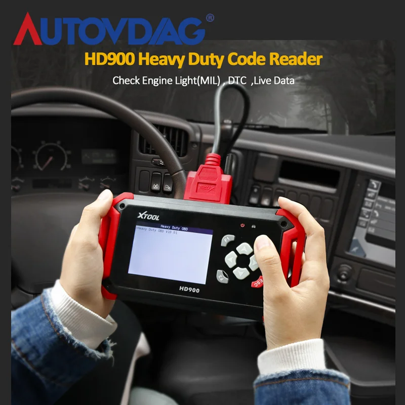 XTOOL New Arrive HD900 Eobd2 OBD2 CAN BUS Auto Heavy Duty Diagnostic Scanner Code Reader XTOOL HD900 Code Reader